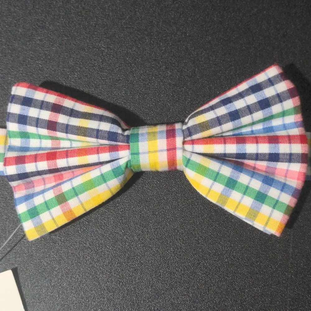 TBBC Baby Boy Baylor Broadcloth Plaid Bowtie. Size 2-12 Months NWT